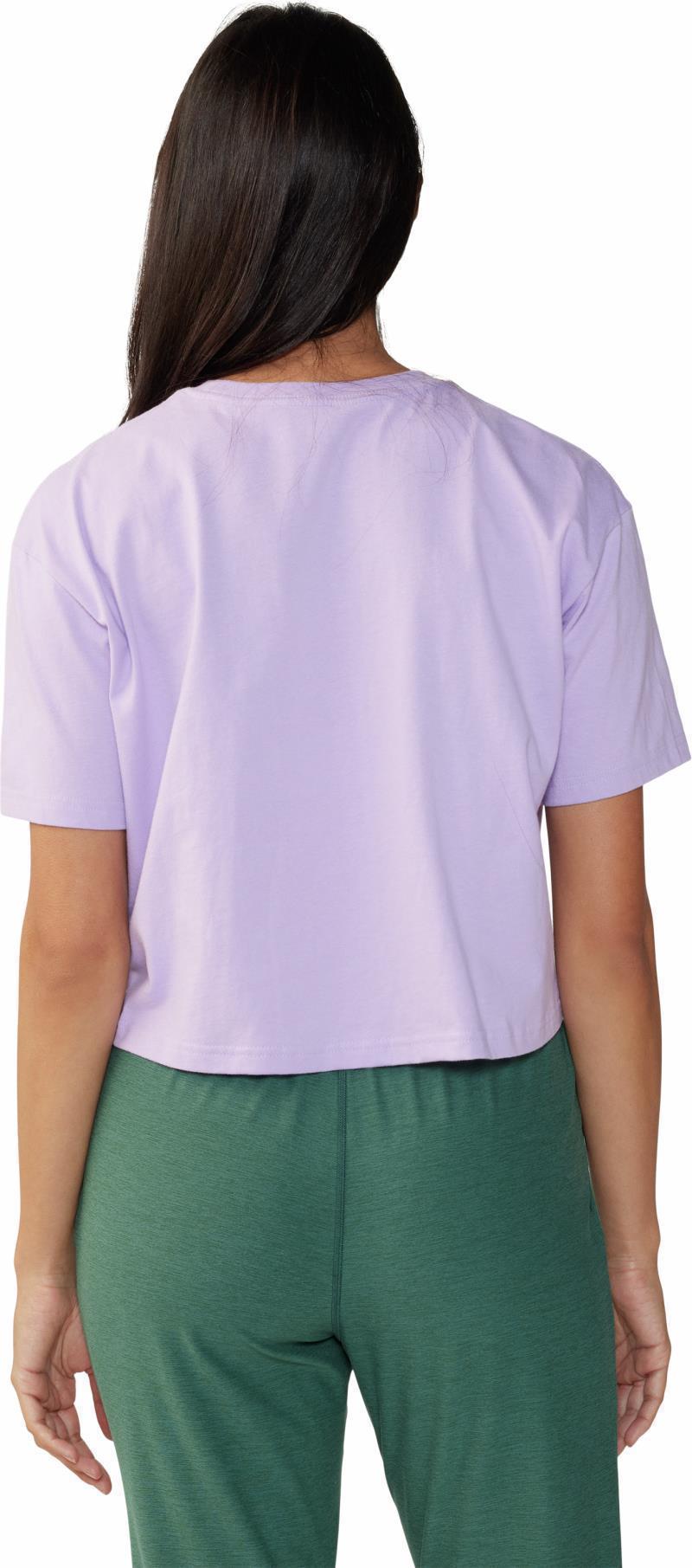 Jagged Peak Boxy Crop SS - Womens - Wisteria 2