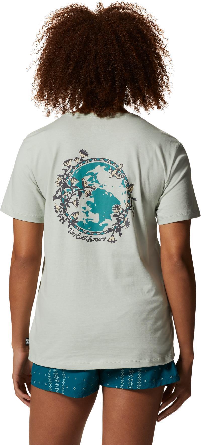 Kea Earth SS Tee - Womens - Cactus White 2