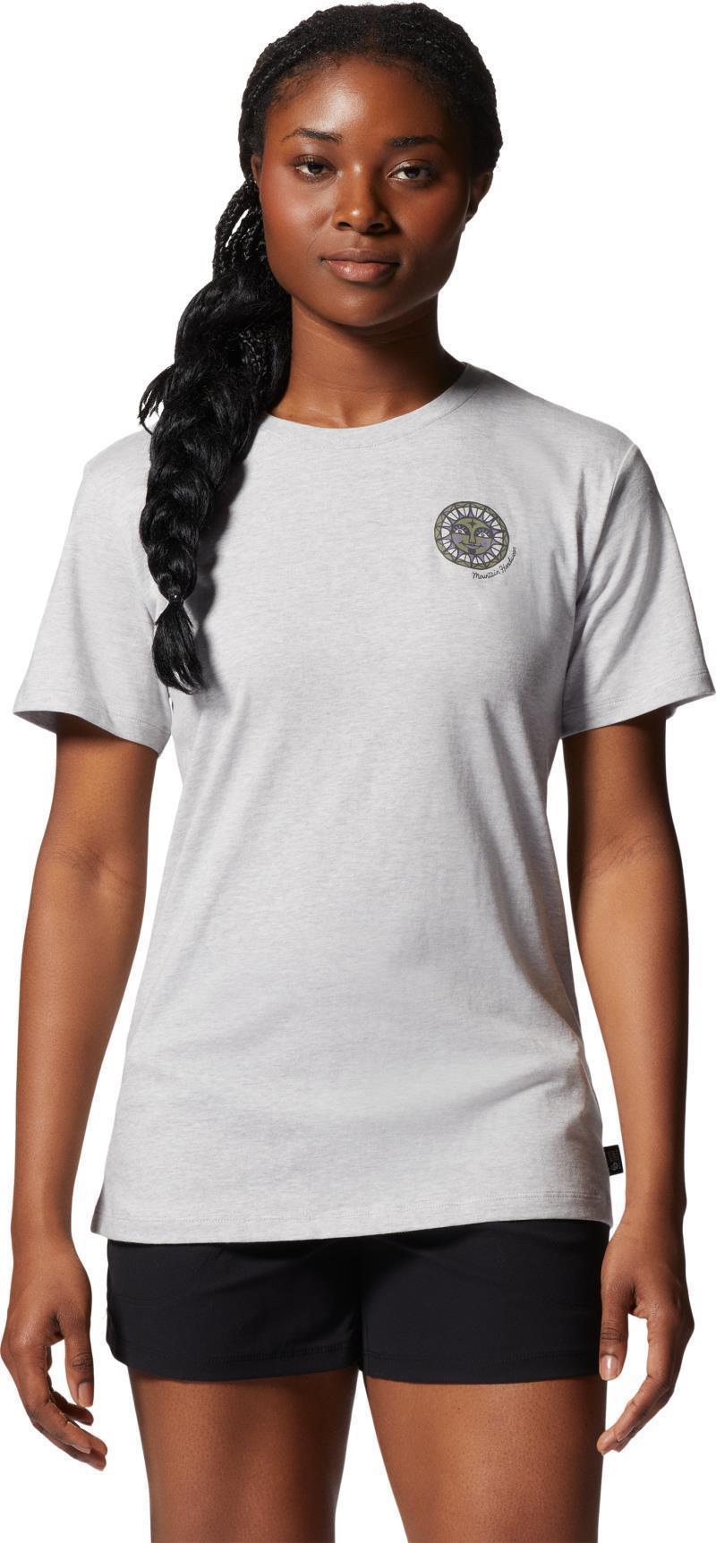 Kea Earth SS Tee - Womens - Hardwear Grey 1