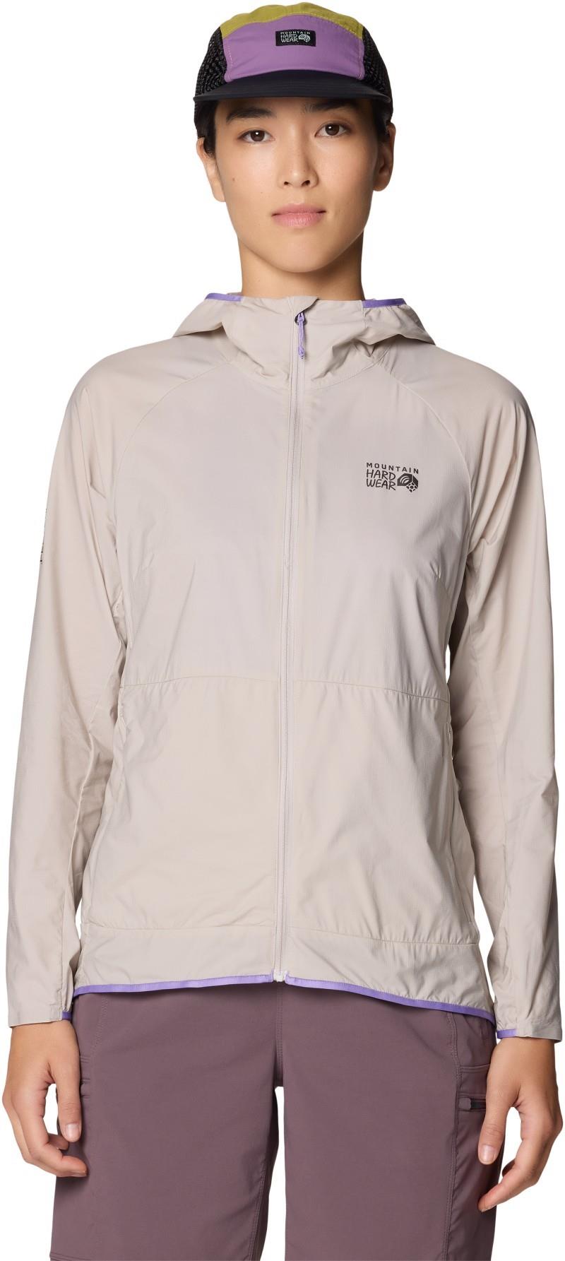 Kor AirShell Hooded Jacket - Womens - city fog 1