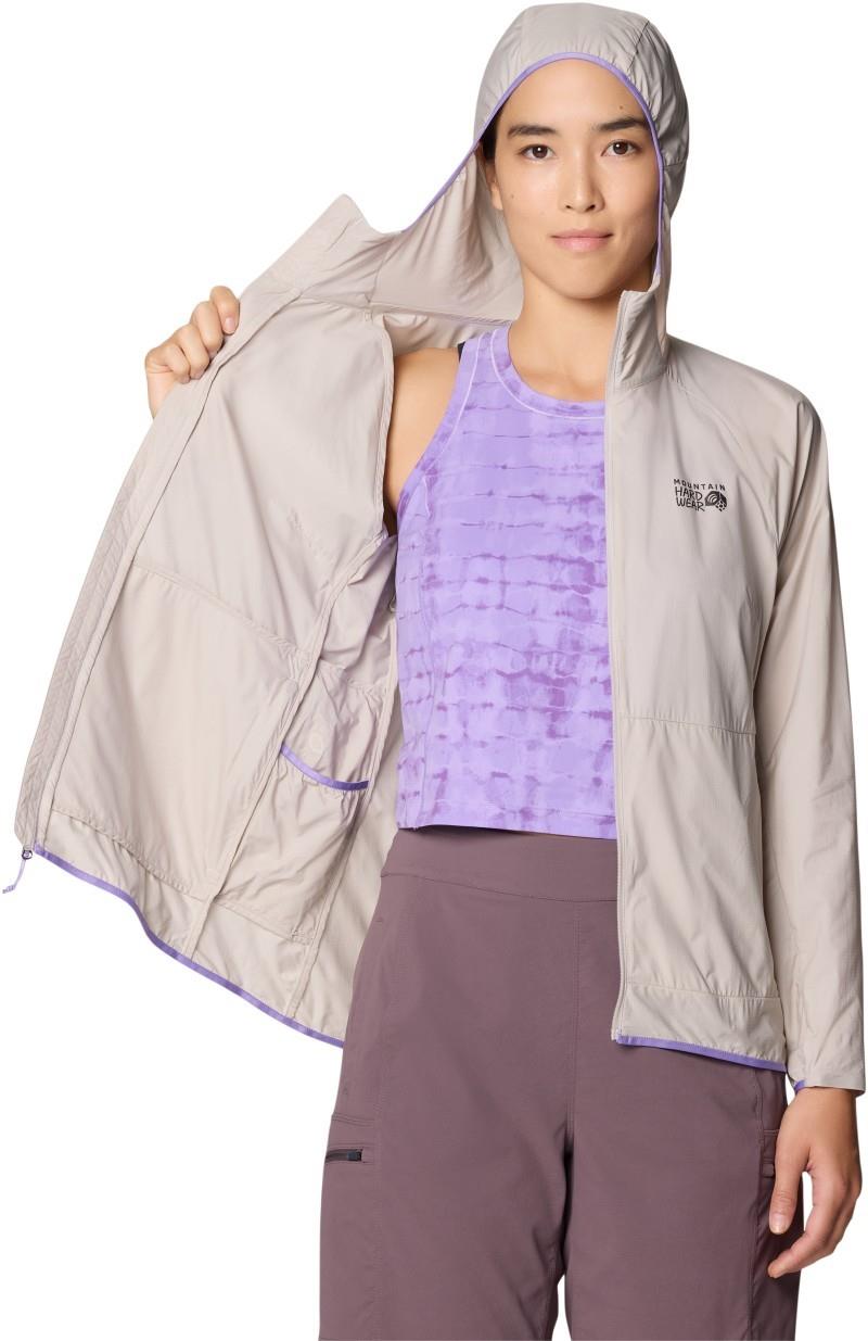 Kor AirShell Hooded Jacket - Womens - city fog 1