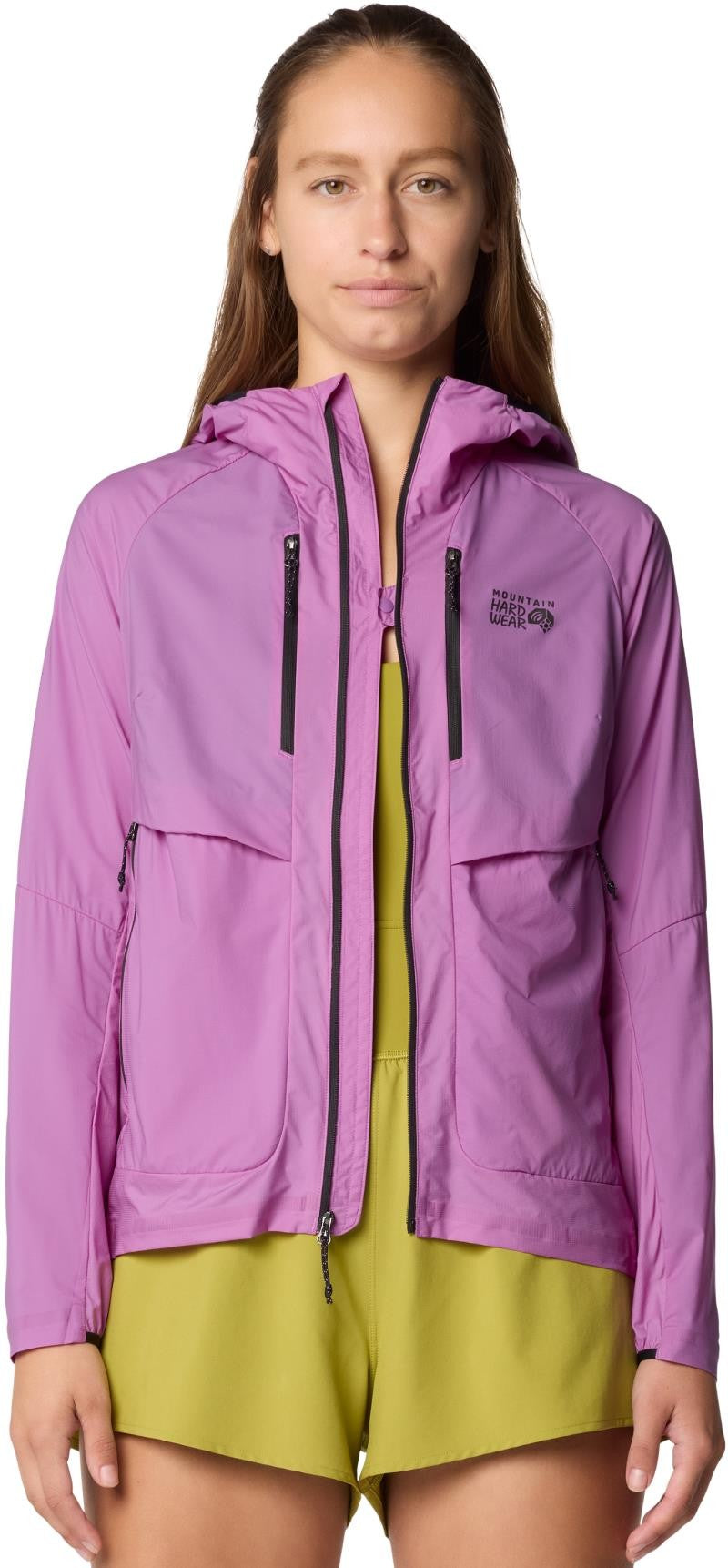 Kor AirShell Hybrid Hooded Jacket - Womens - lilac glow 1