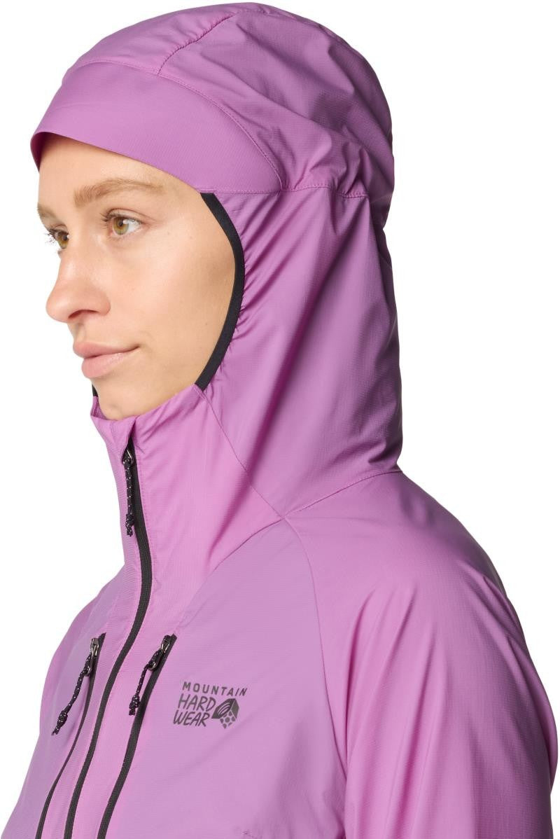 Kor AirShell Hybrid Hooded Jacket - Womens - lilac glow 1