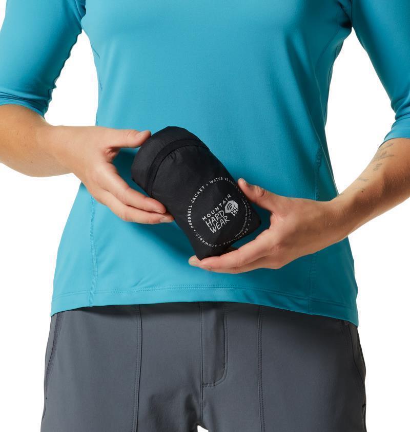 Kor AirShell Full Zip Jacket - Womens - Black 6