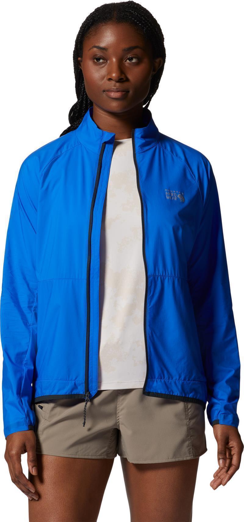 Kor AirShell Full Zip Jacket - Womens - Bright Island Blue 3
