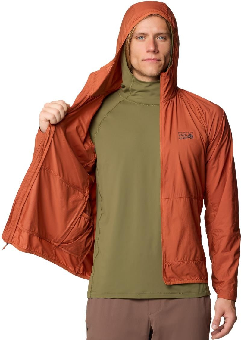 Kor AirShell Hooded Jacket - Mens - raw carnelian 1