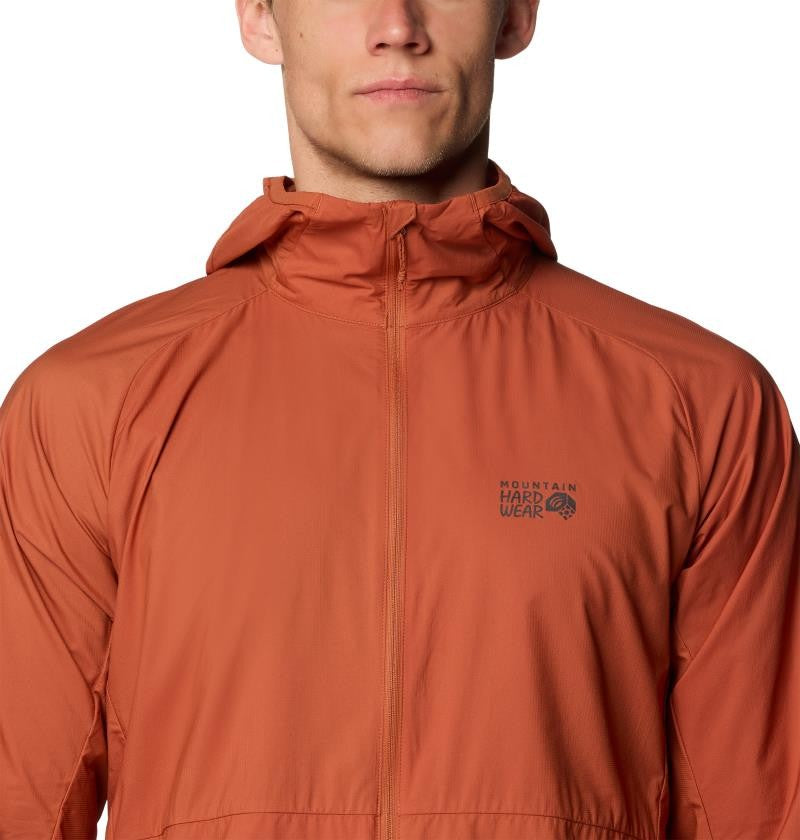 Kor AirShell Hooded Jacket - Mens - raw carnelian 1