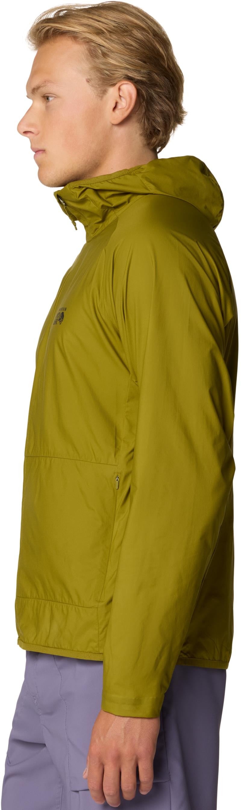 Kor AirShell Hooded Jacket - Mens - vetiver 1