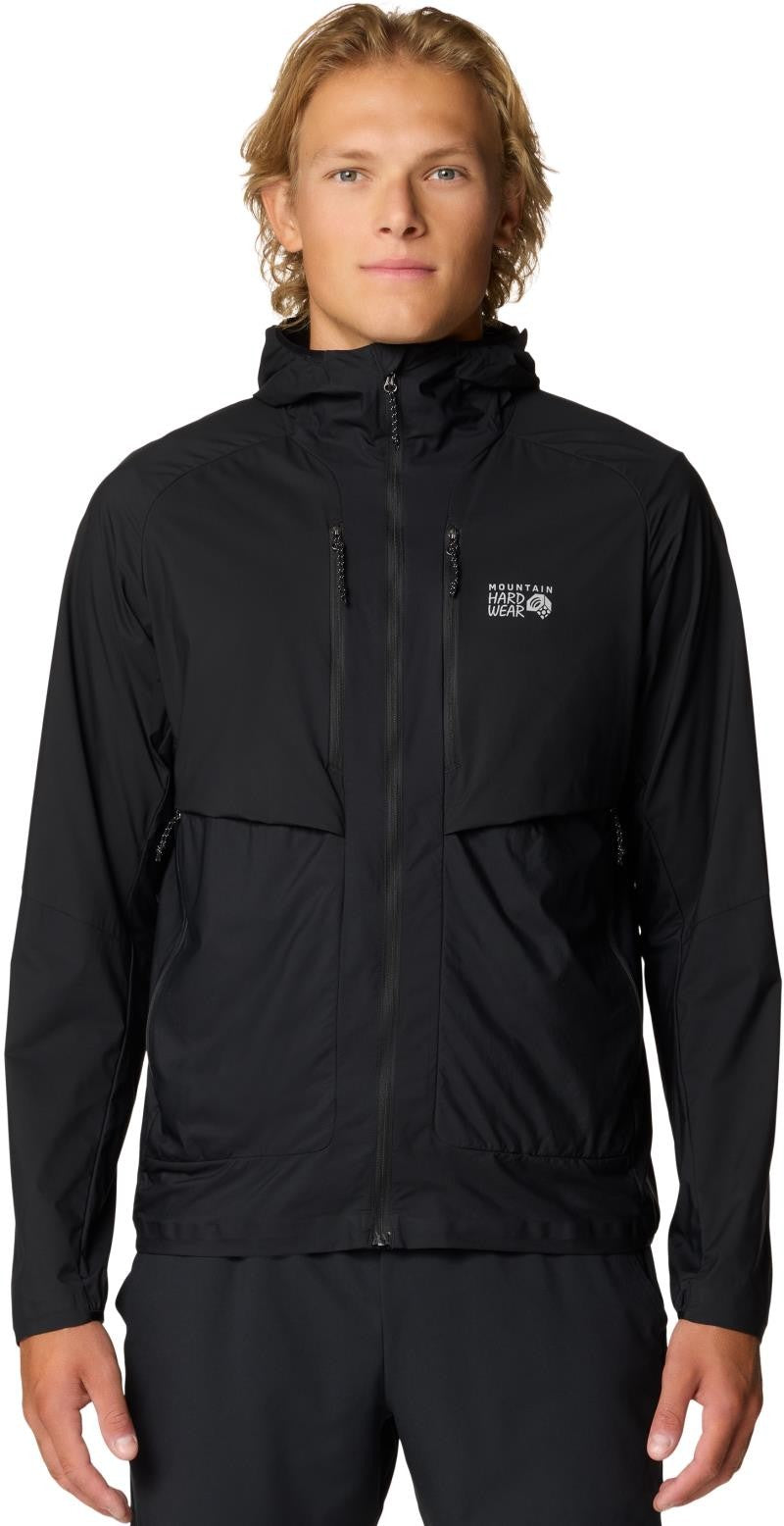 Kor AirShell Hybrid Hooded Jacket - Mens - black 1