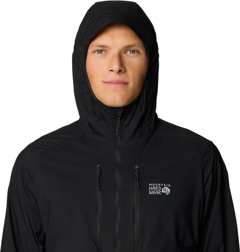 Kor AirShell Hybrid Hooded Jacket - Mens - black 1