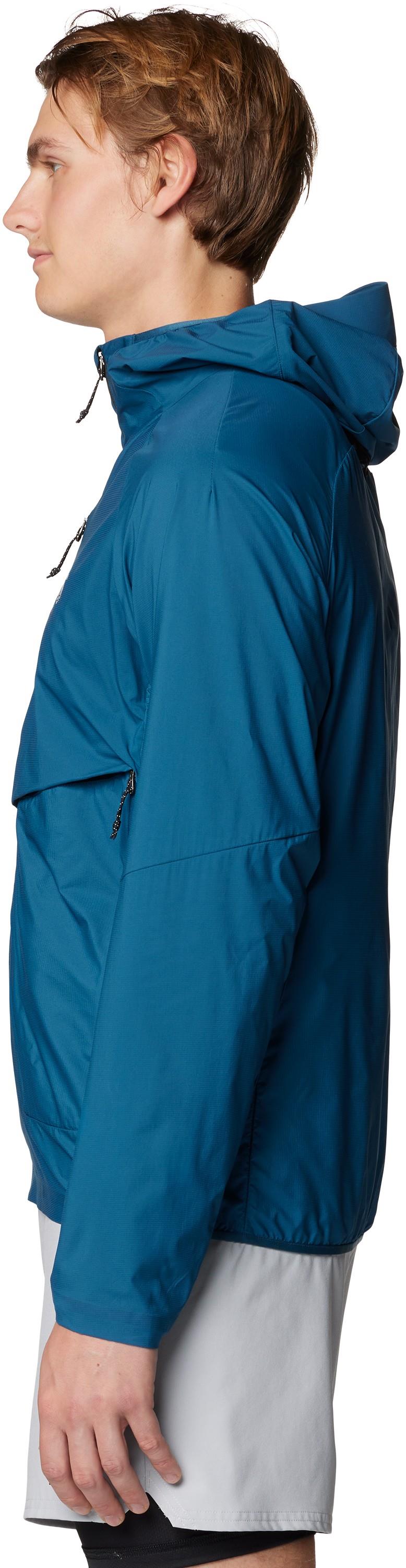 Kor AirShell Hybrid Hooded Jacket - Mens - dark caspian 1