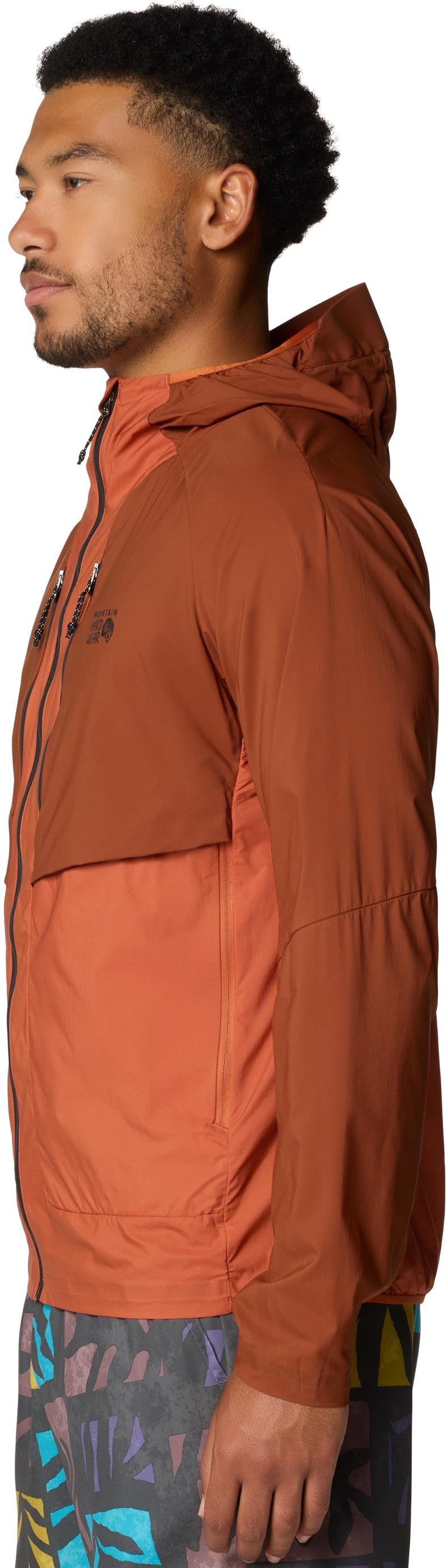 Kor AirShell Hybrid Hooded Jacket - Mens - iron oxide / raw carmelian 1