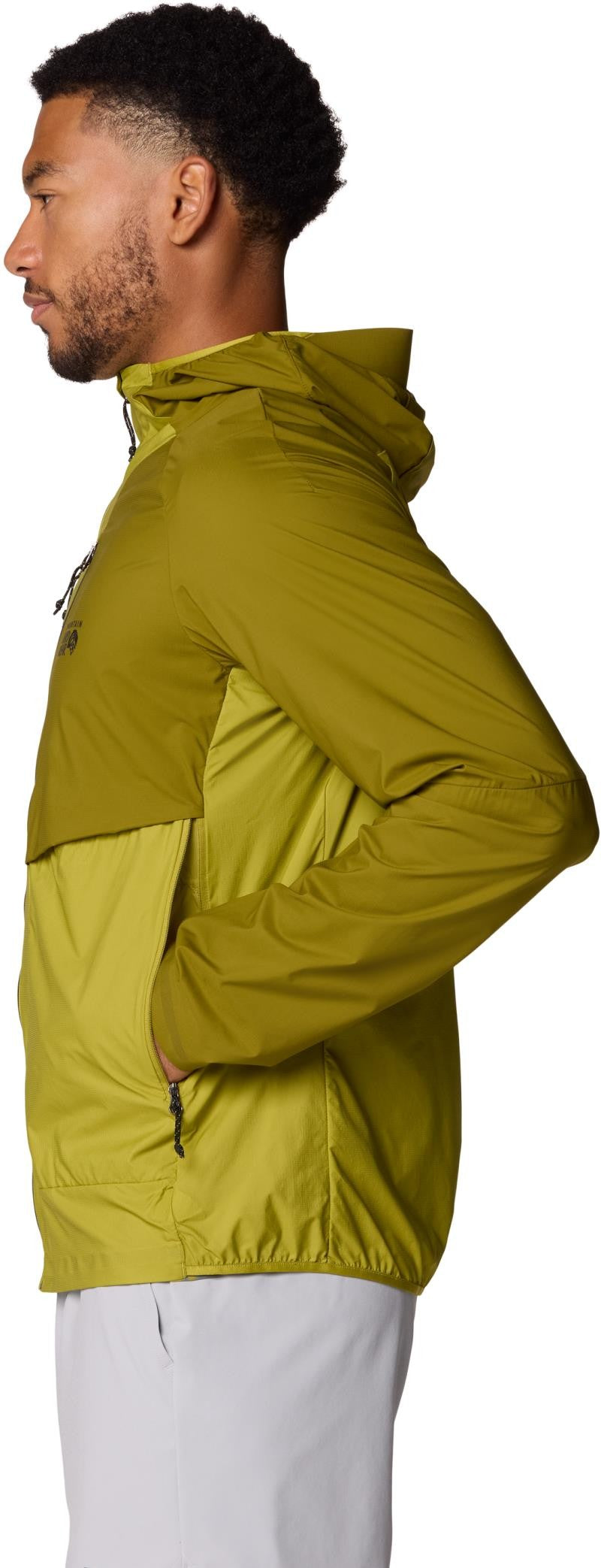 Kor AirShell Hybrid Hooded Jacket - Mens - vetiver / moon moss 1