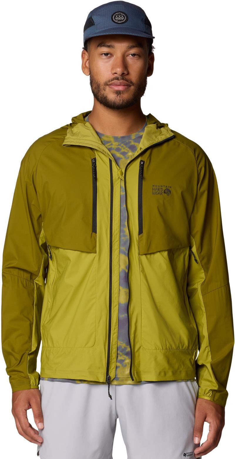 Kor AirShell Hybrid Hooded Jacket - Mens - vetiver / moon moss 1