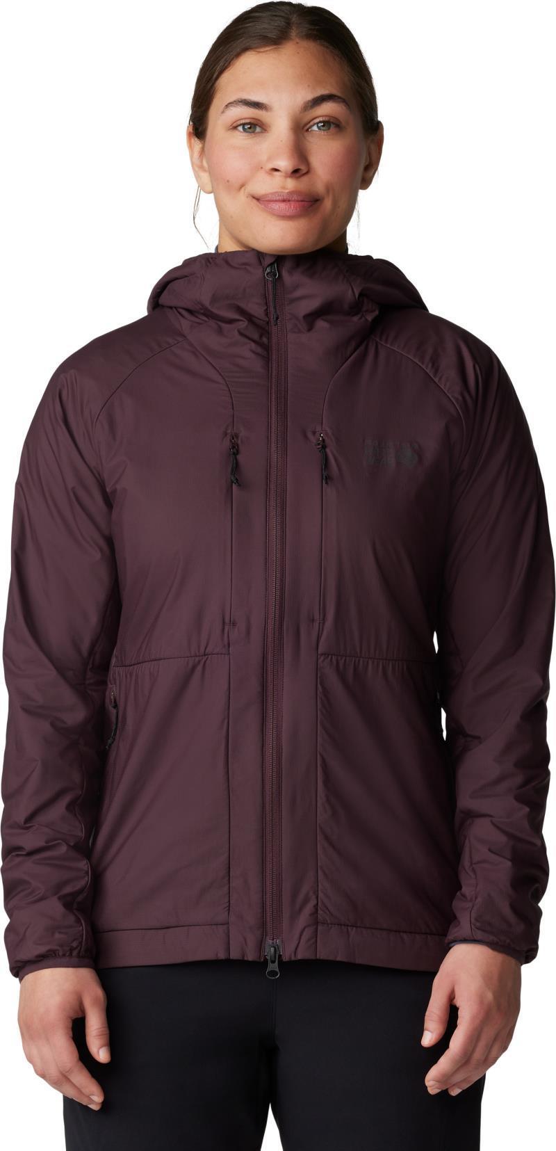Kor AirShell Warm Hoody - Womens - Blackberry 1