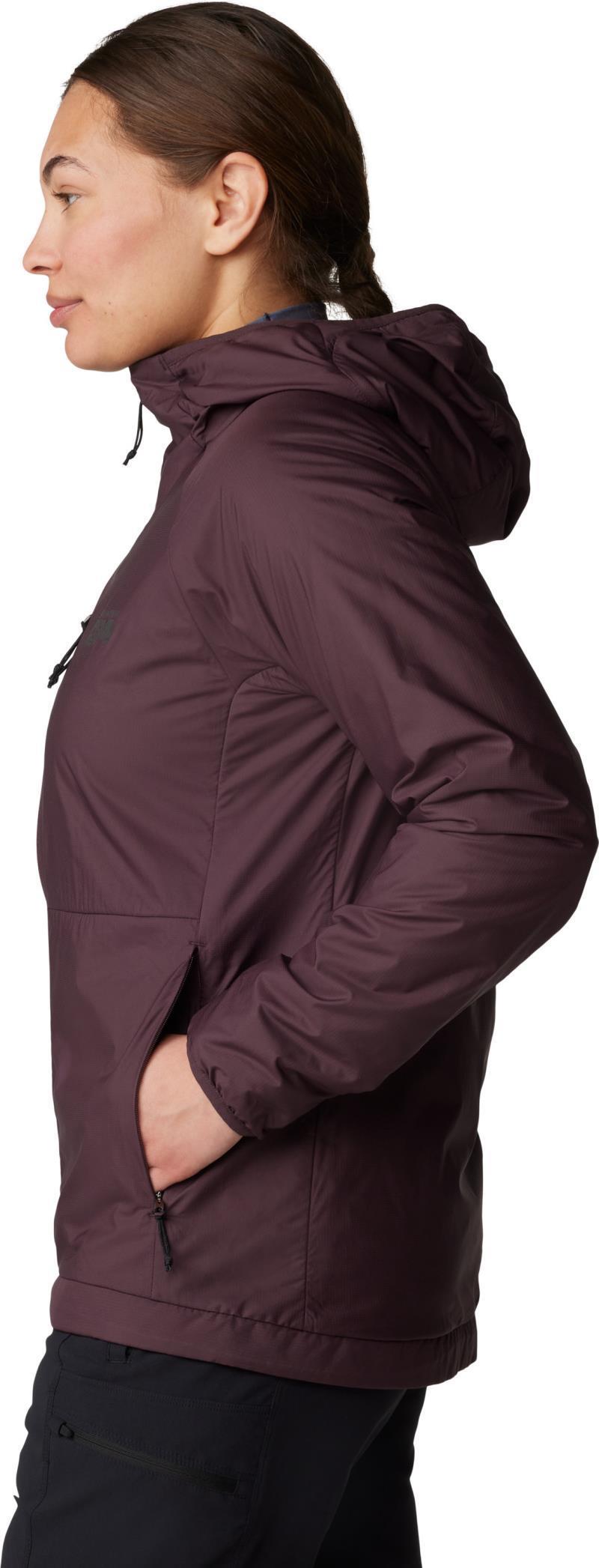 Kor AirShell Warm Hoody - Womens - Blackberry 6
