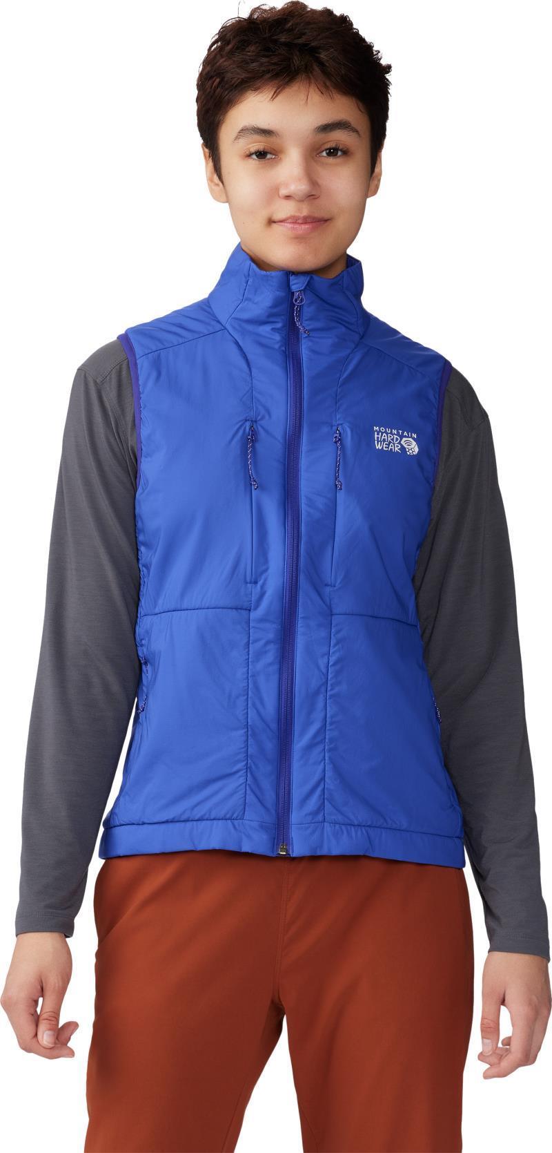 Kor Airshell Warm Vest - Womens - Blue Print 1