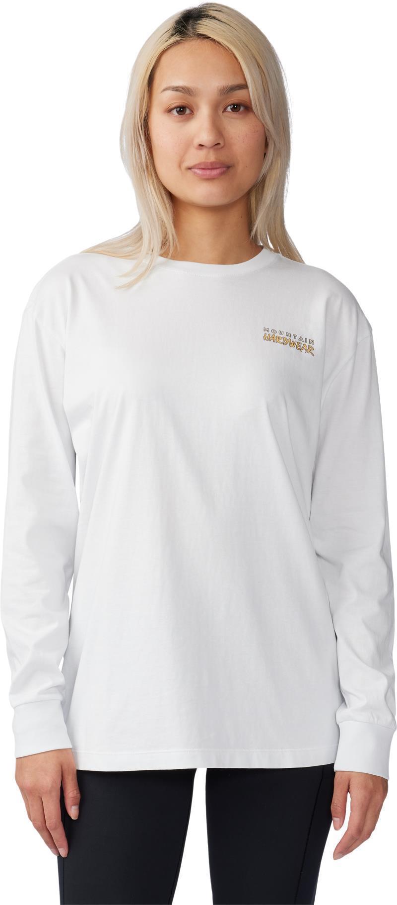 Logo Landscape Boxy LS - Womens - Fogbank 1