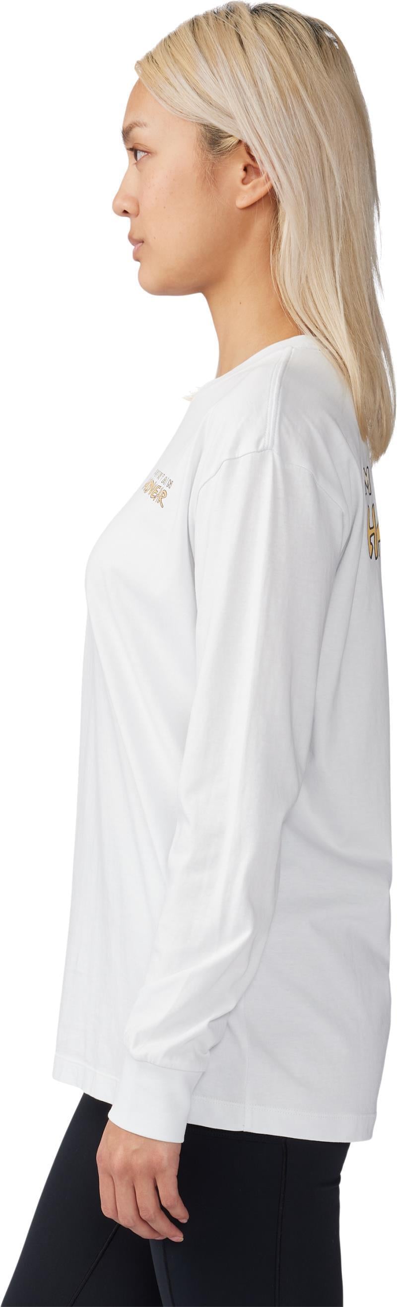 Logo Landscape Boxy LS - Womens - Fogbank 2