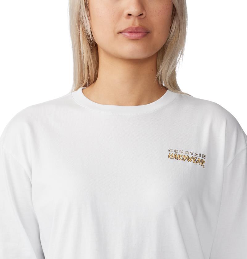 Logo Landscape Boxy LS - Womens - Fogbank 4