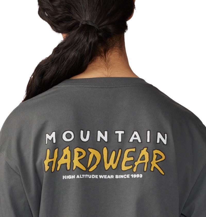 Logo Landscape Boxy LS - Womens - Volcanic 5