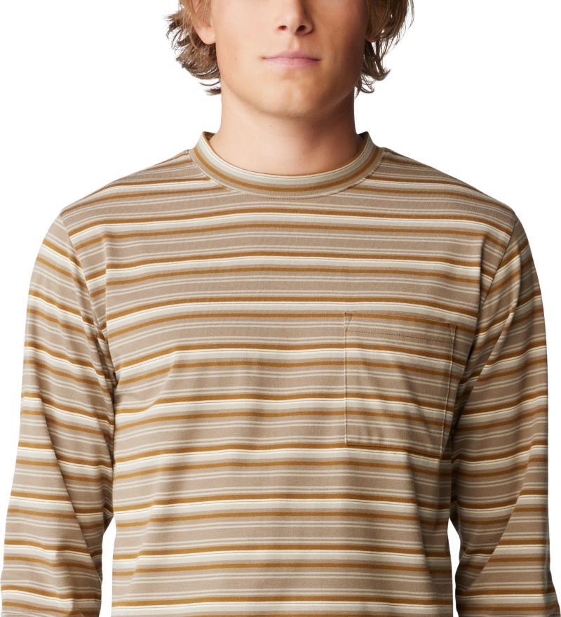 Low Exposure LS - Mens - Golden Brown Crag Stripe Print 4