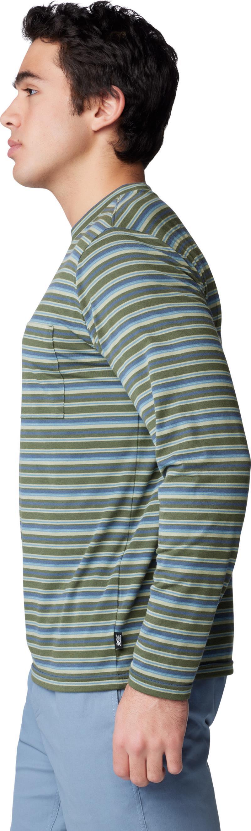 Low Exposure LS - Mens - Surplus Green Crag Stripe Print 5