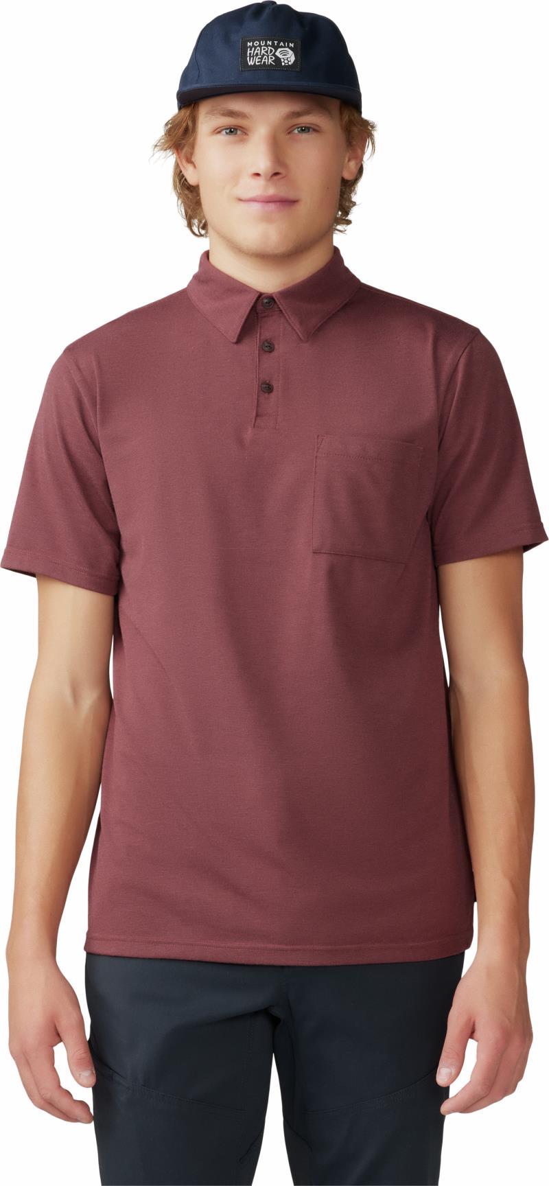 Low Exposure Polo - Mens - Clay Earth EOE Stripe 1