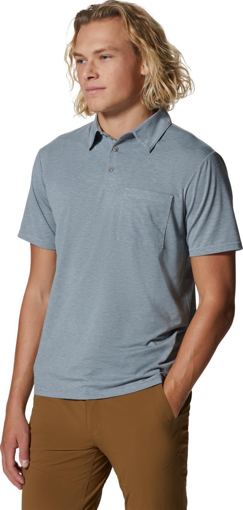 Low Exposure Polo - Mens - Glacial EOE Stripe 3