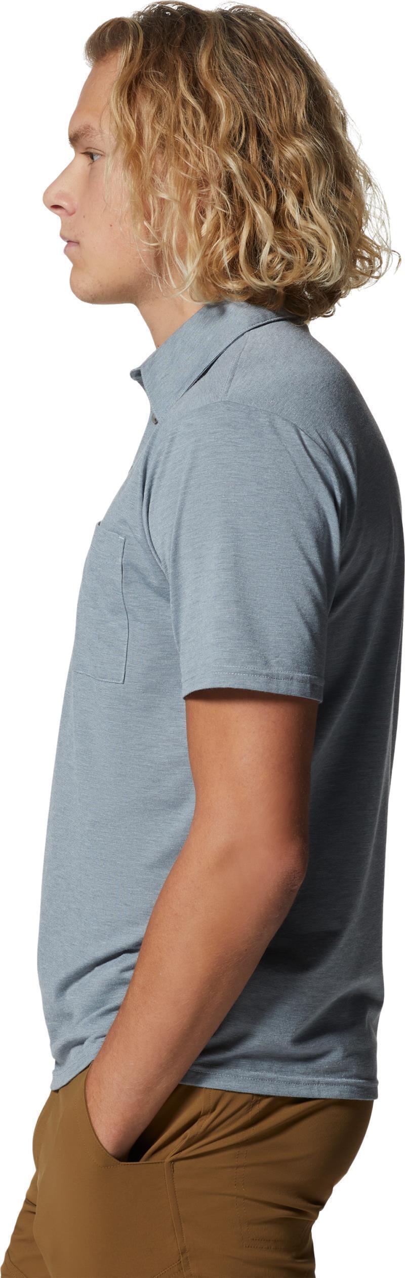 Low Exposure Polo - Mens - Glacial EOE Stripe 4