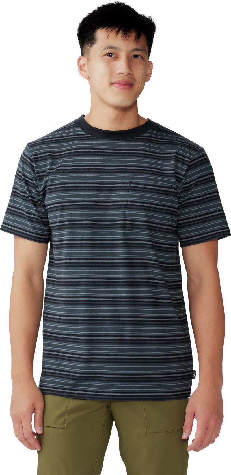 Low Exposure SS - Mens - Black Crag Stripe 1
