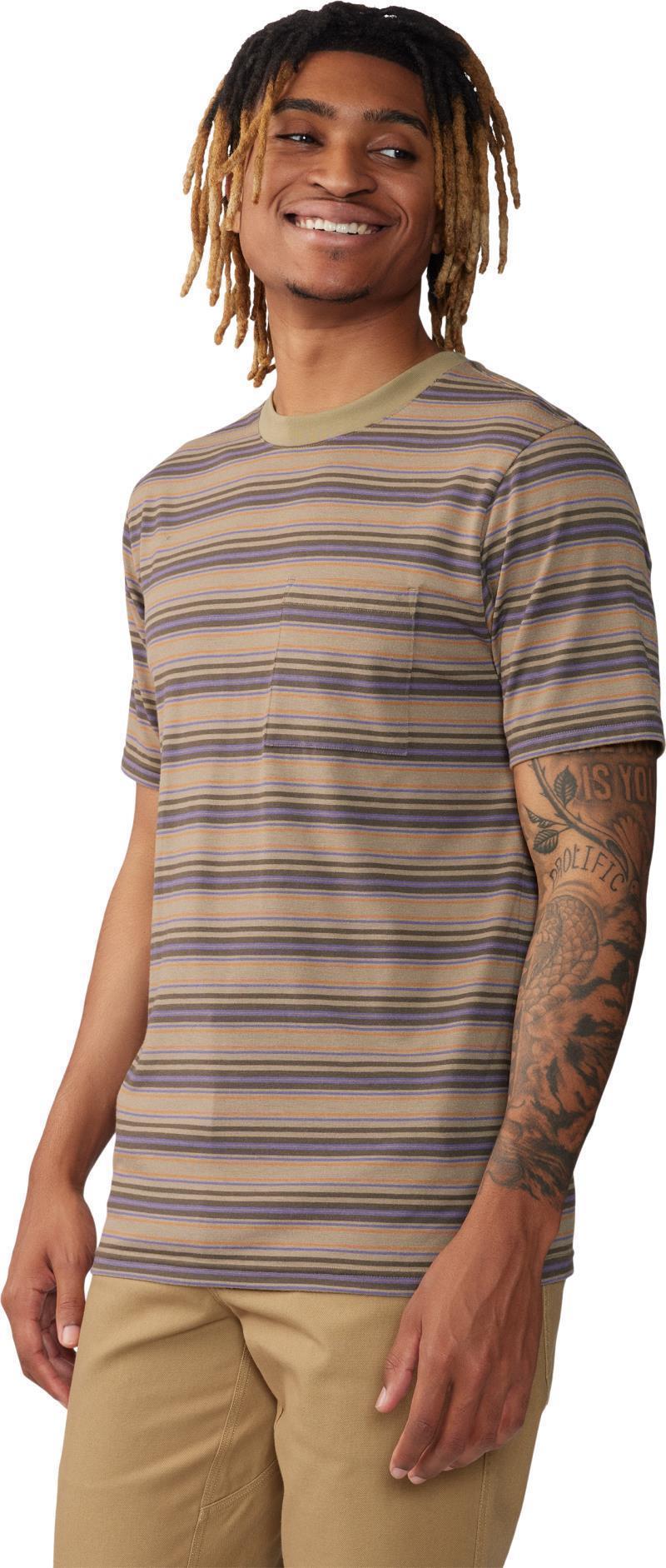 Low Exposure SS - Mens - Trail Dust Crag Stripe Print 3