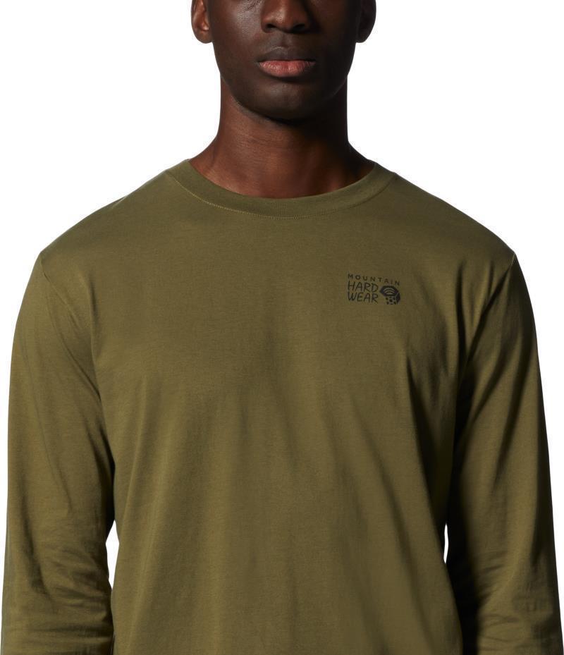 MHW Back Logo LS - Mens - Combat Green 4
