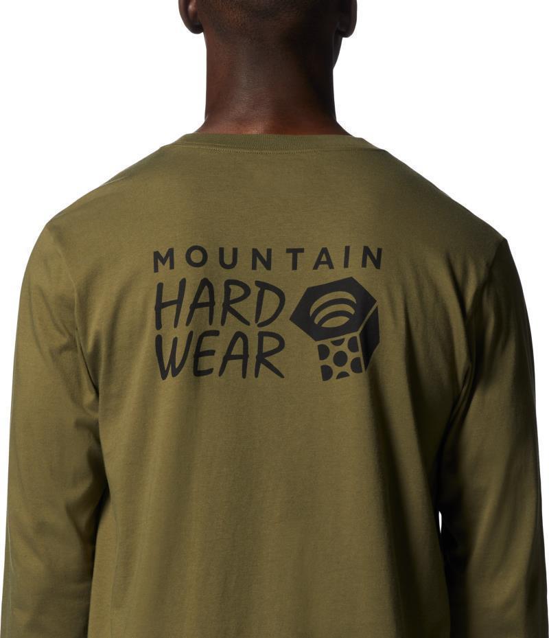 MHW Back Logo LS - Mens - Combat Green 5