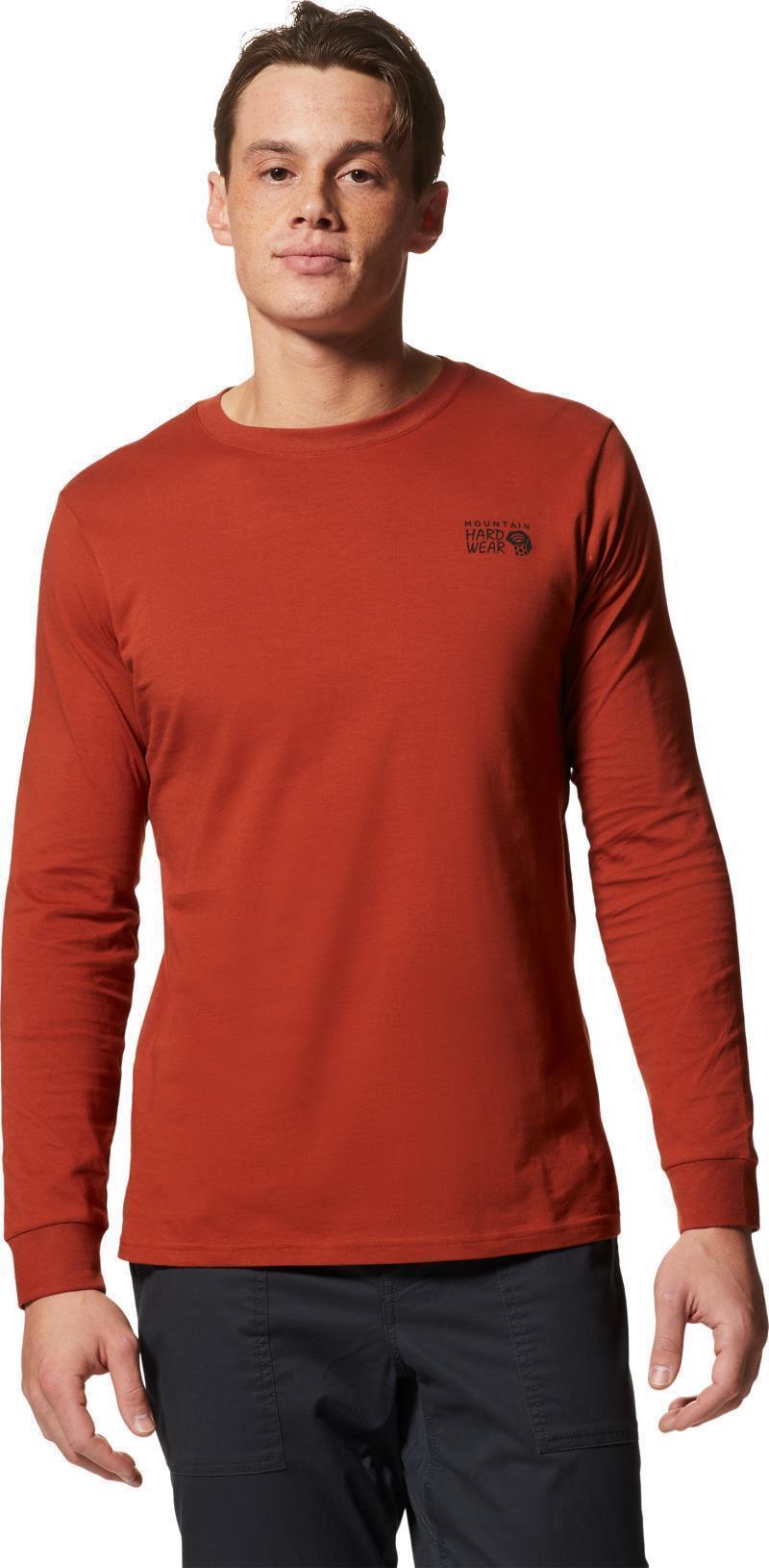 MHW Back Logo LS - Mens - Dark Copper 1