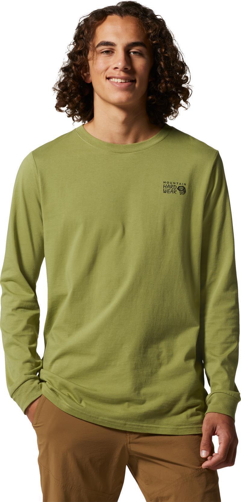 MHW Back Logo LS - Mens - Light Cactus 1
