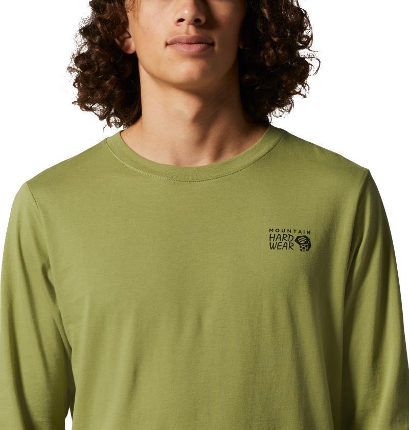 MHW Back Logo LS - Mens - Light Cactus 4