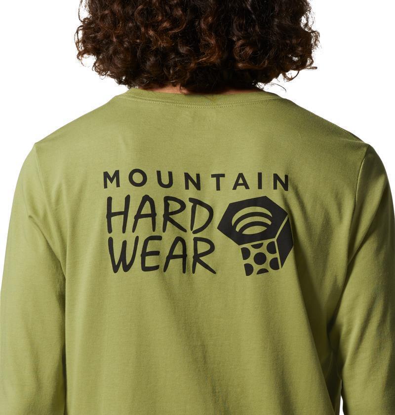 MHW Back Logo LS - Mens - Light Cactus 5