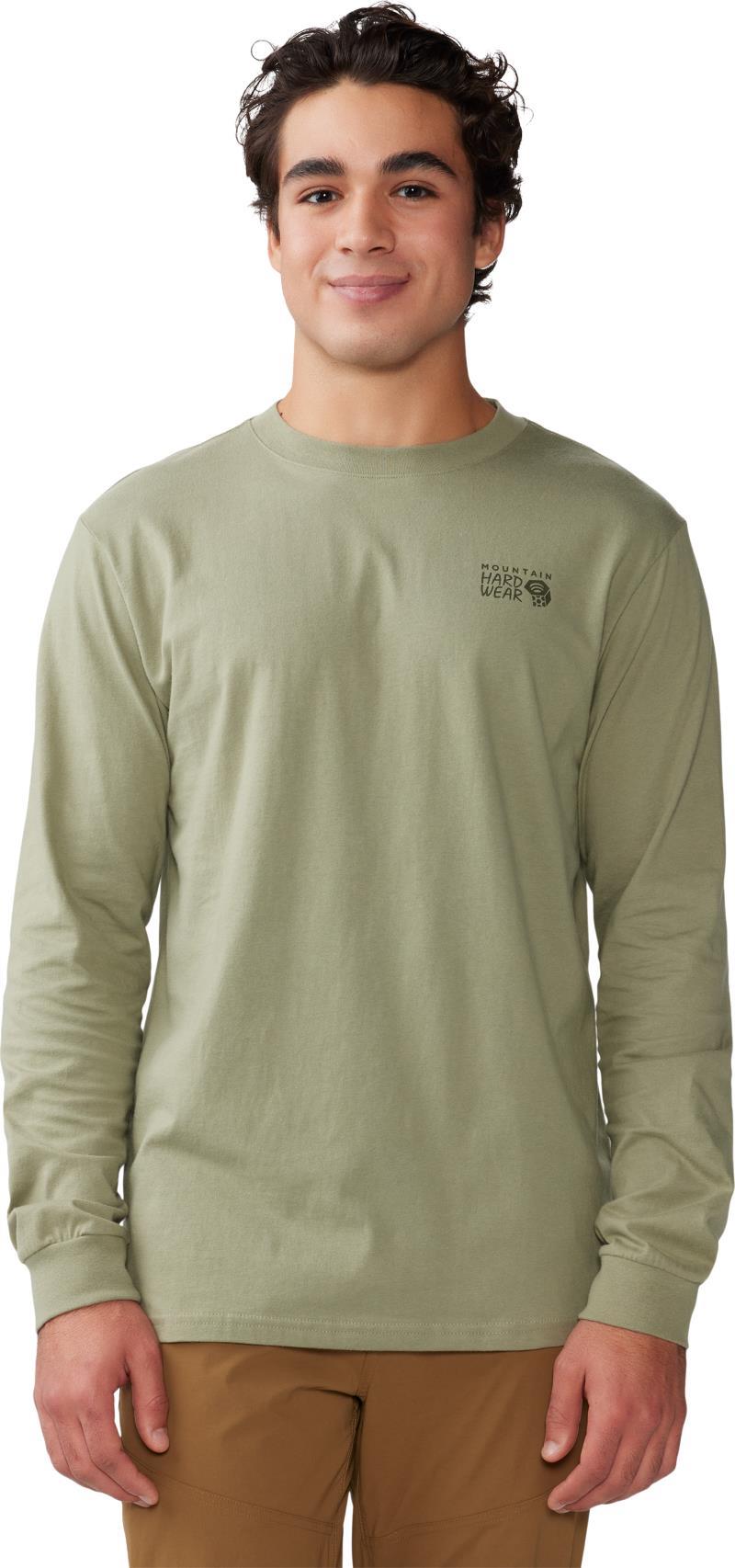 MHW Back Logo LS - Mens - Mantis Green 1