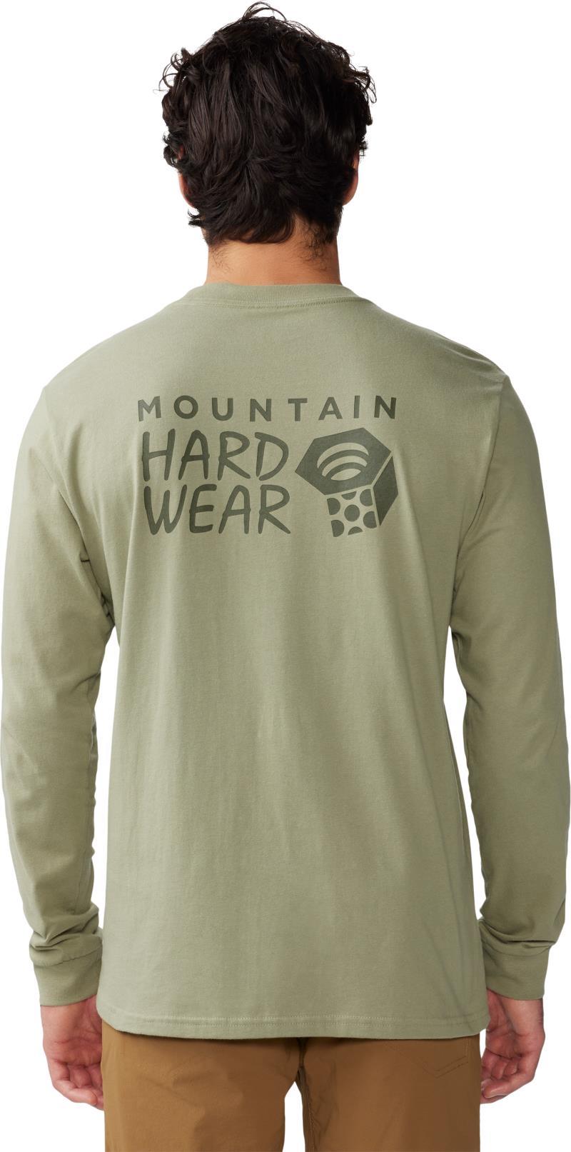 MHW Back Logo LS - Mens - Mantis Green 2