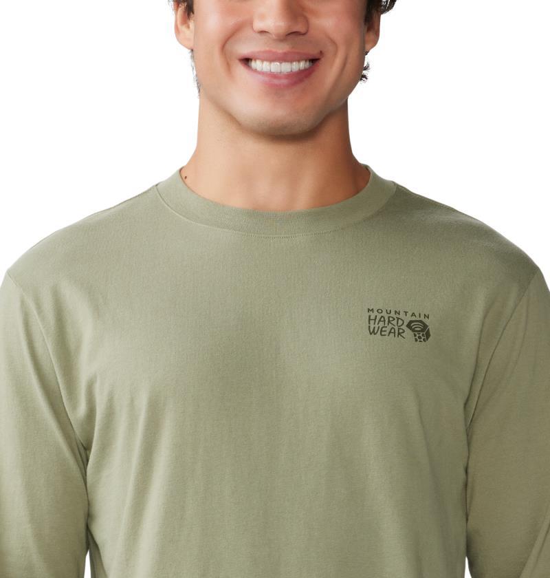 MHW Back Logo LS - Mens - Mantis Green 4
