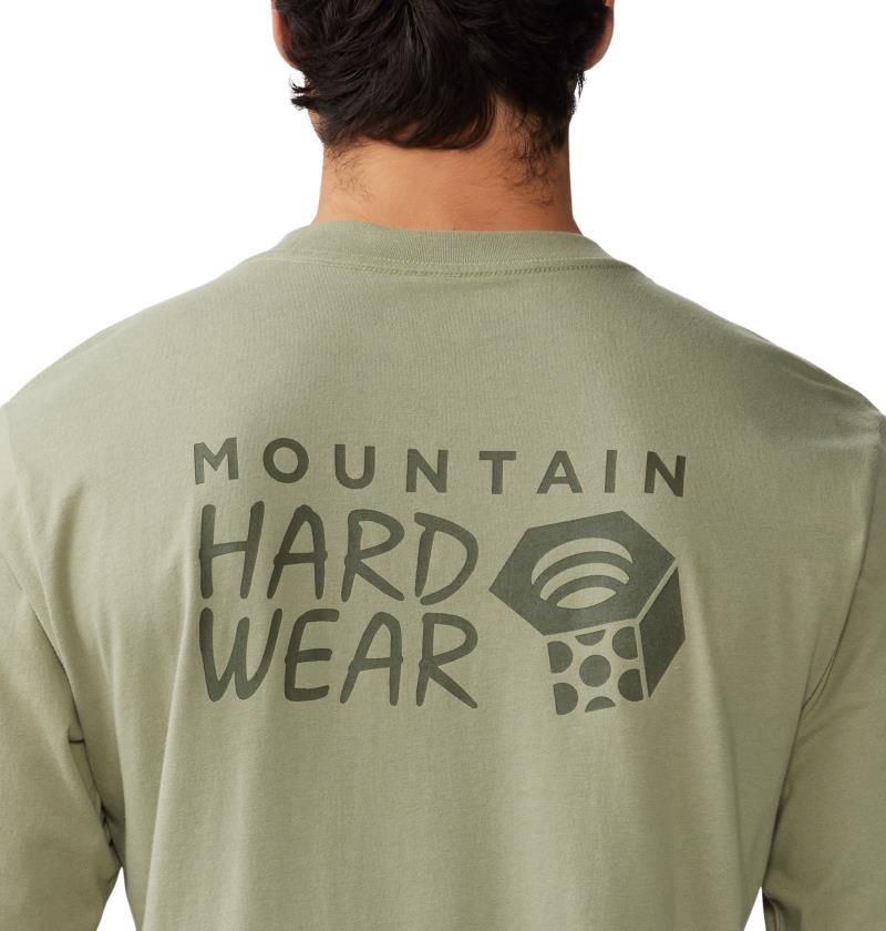 MHW Back Logo LS - Mens - Mantis Green 5