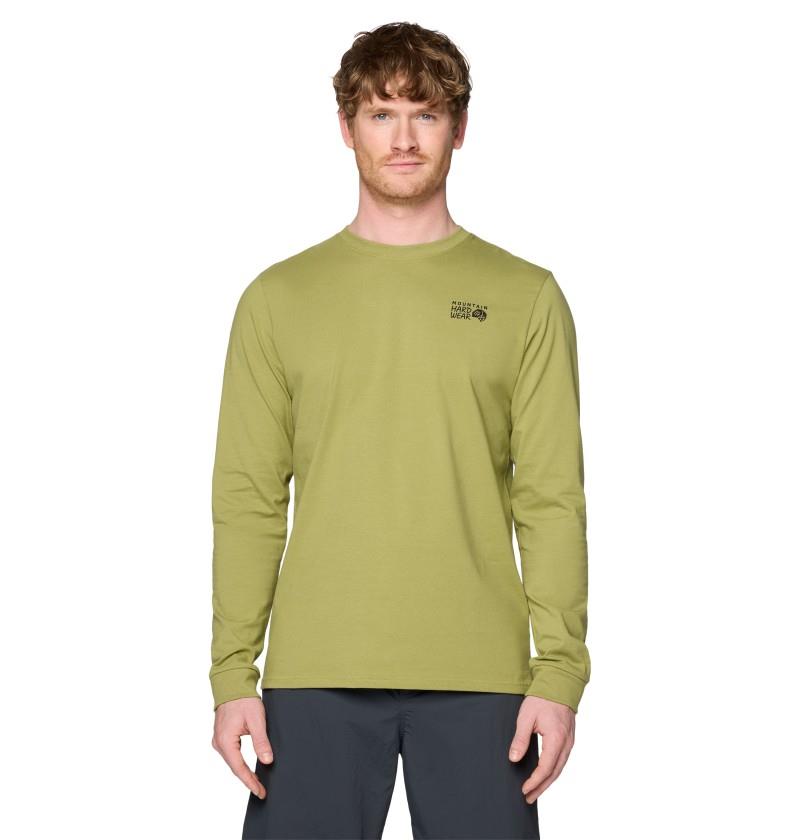 MHW Back Logo LS - Mens - fatigue green 1