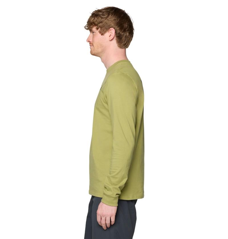 MHW Back Logo LS - Mens - fatigue green 1