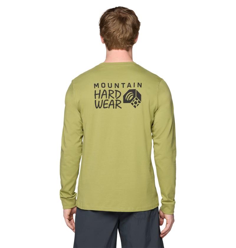 MHW Back Logo LS - Mens - fatigue green 1