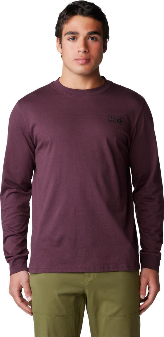 MHW Box Logo LS - Mens - Blackberry 1
