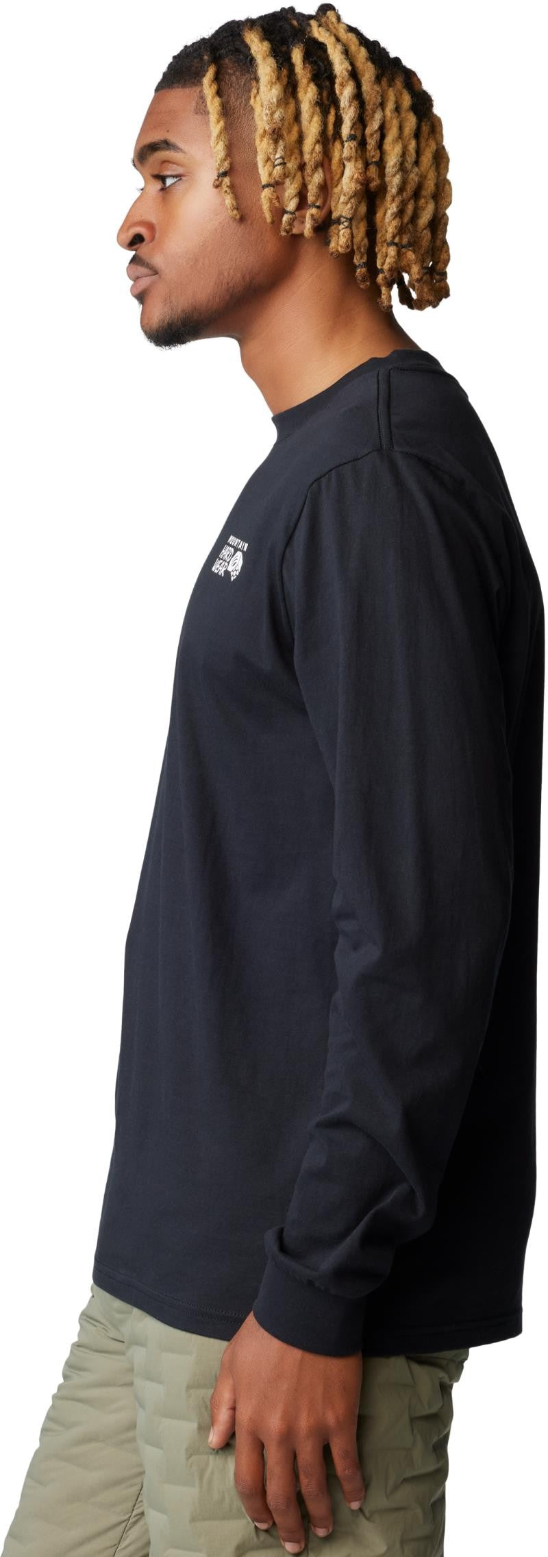 MHW Box Logo LS - Mens - black 1