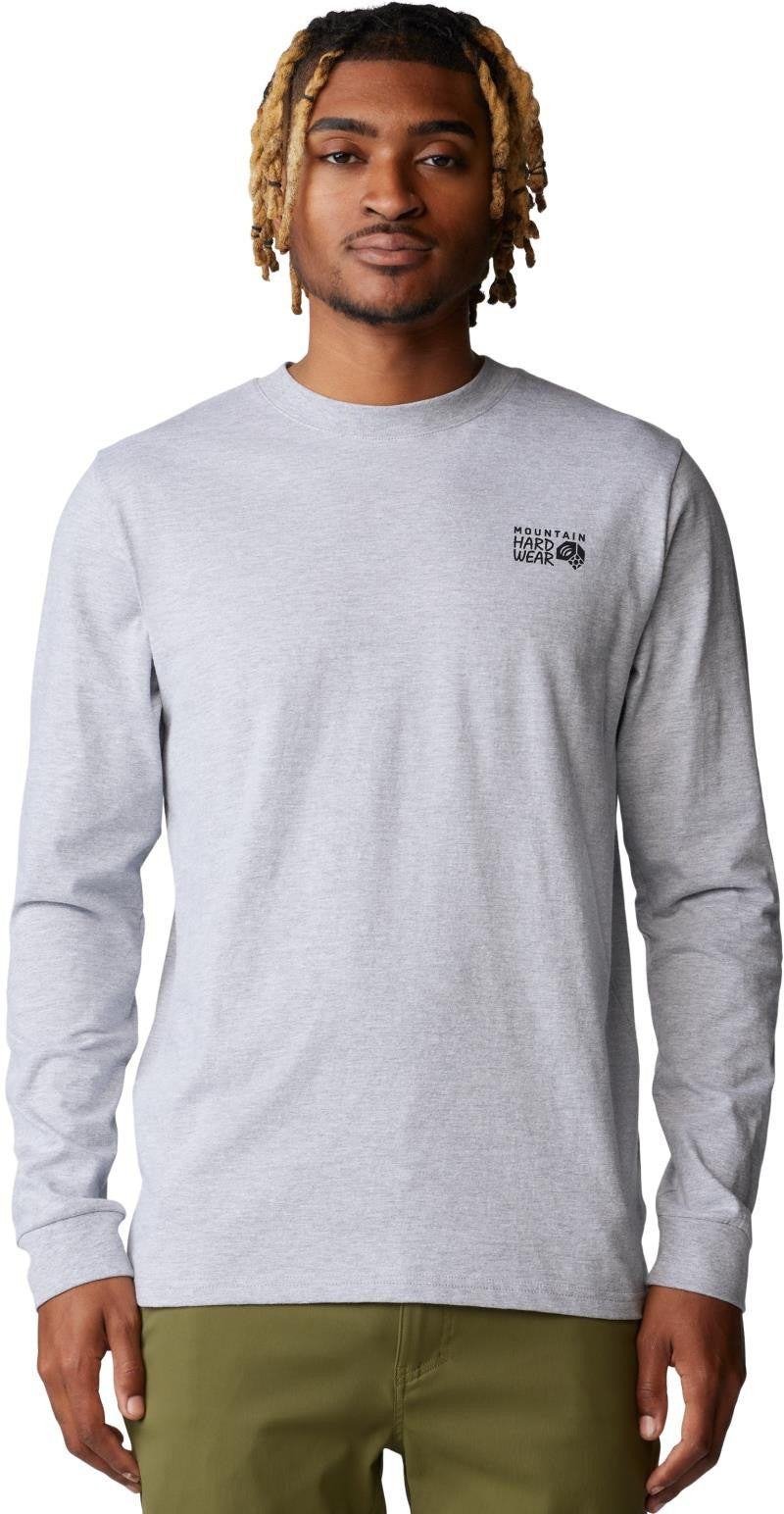 MHW Box Logo LS - Mens - hardwear grey heather 1
