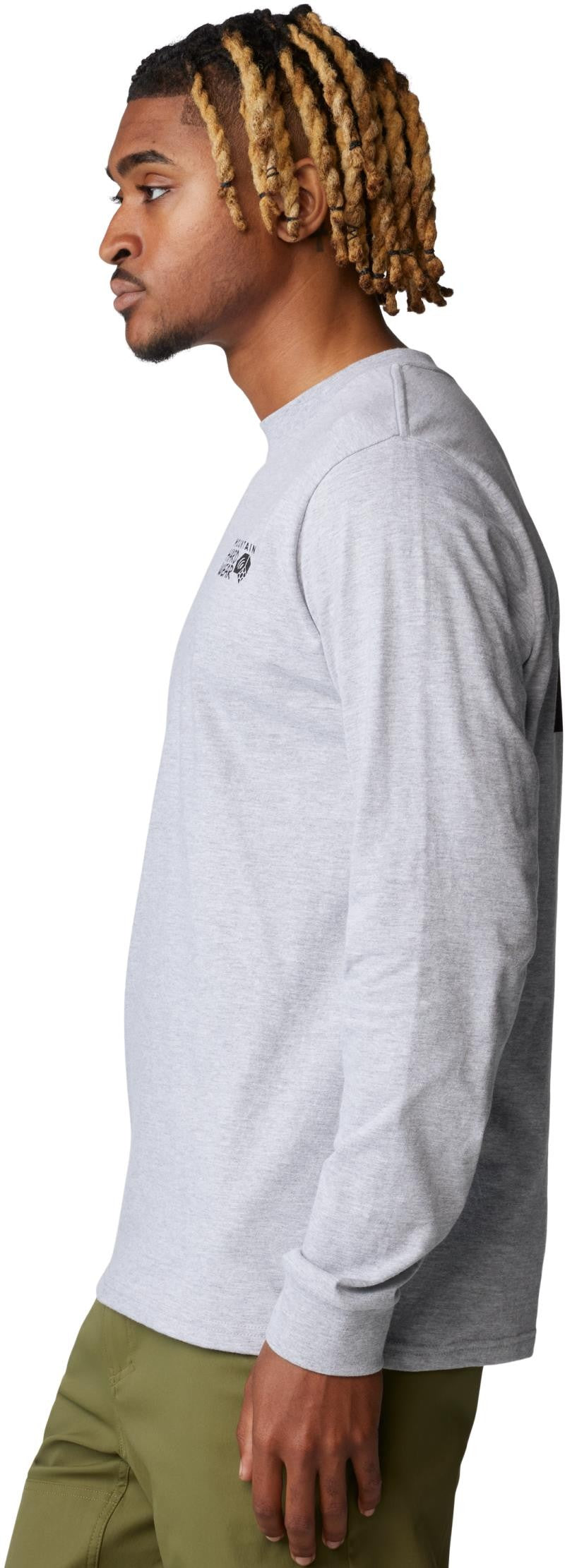 MHW Box Logo LS - Mens - hardwear grey heather 1