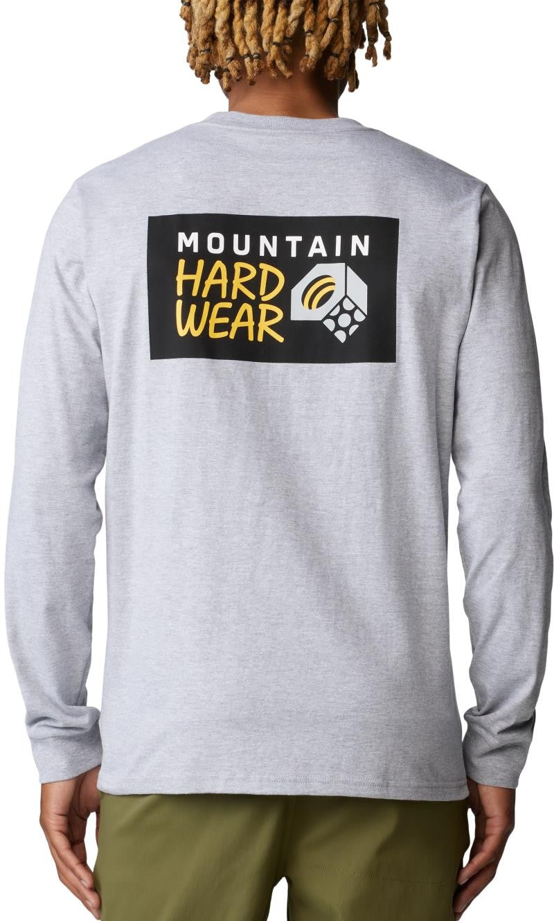 MHW Box Logo LS - Mens - hardwear grey heather 1